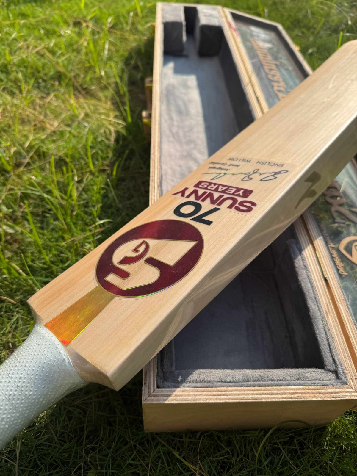 SG 70 Sunny Years cricket bat view 10