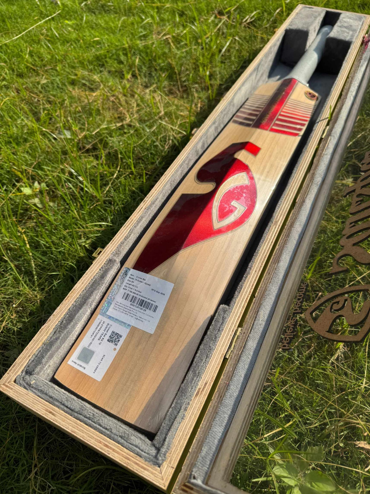 SG 70 Sunny Years cricket bat view 8