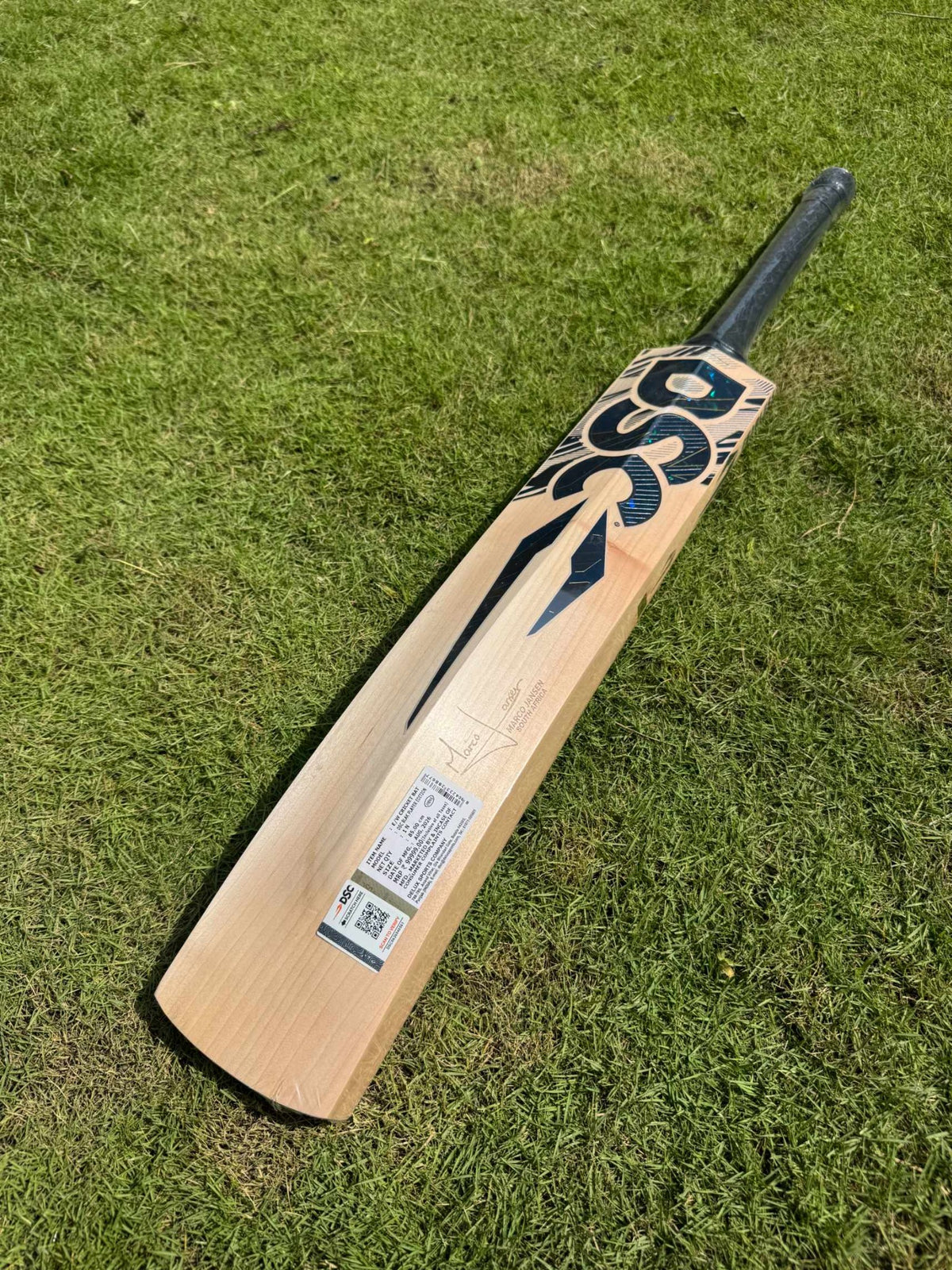 SG Marco Jensen Players Edition cricket bat view 3