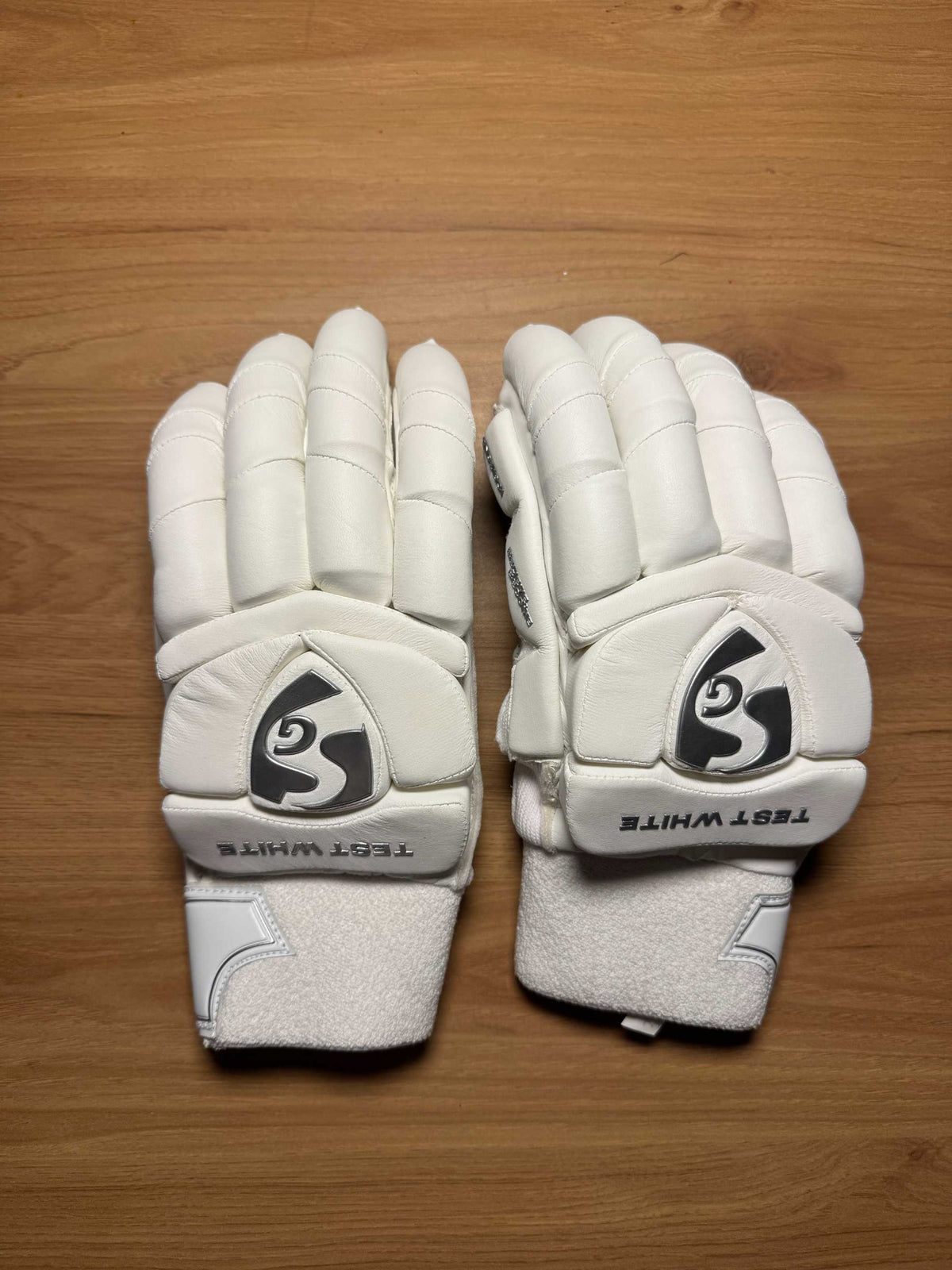 SG Test White Mens RH batting gloves front