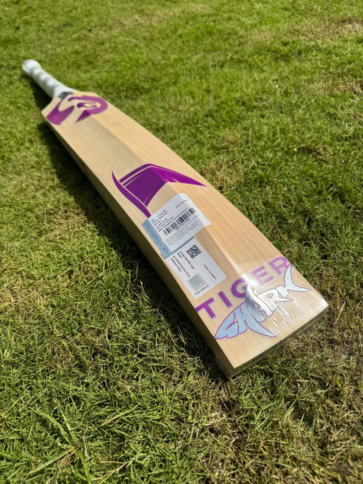 SG Tiger Shark cricket bat view 5